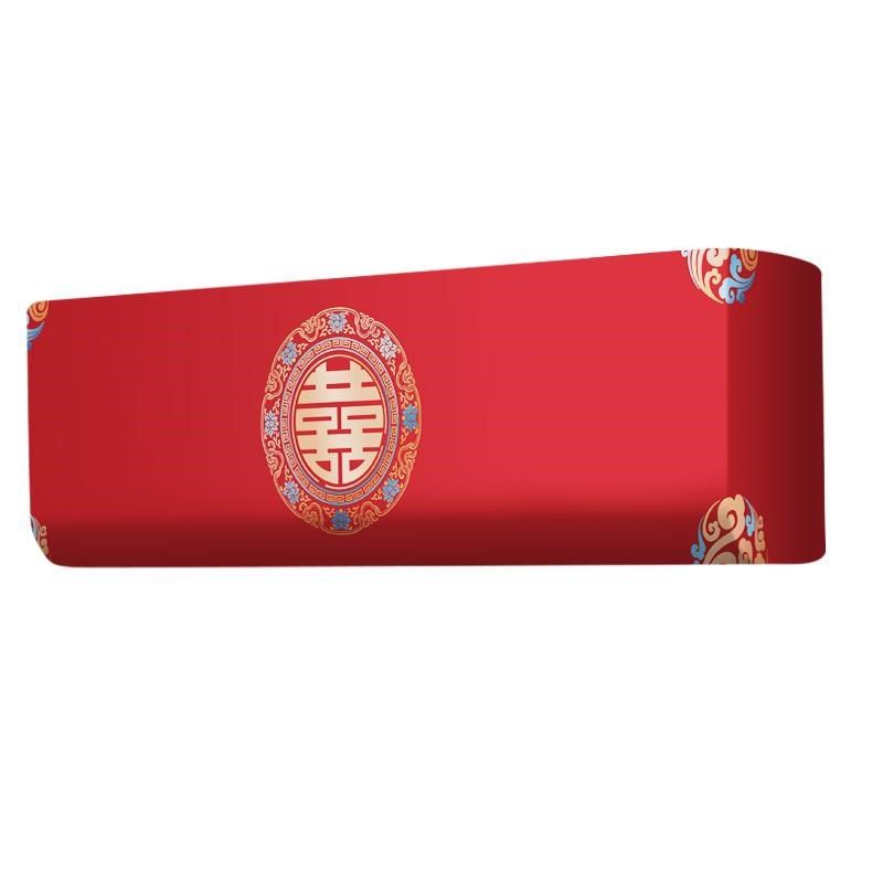 新品红色空调罩套挂式结婚喜庆挂机罩室内空调罩子全包空调防尘罩