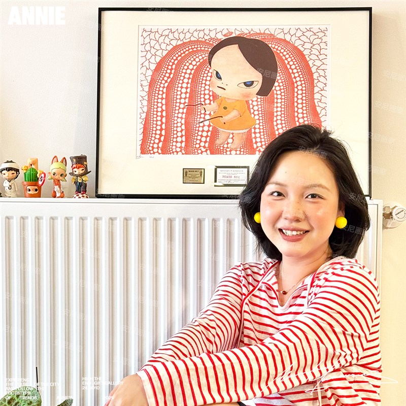 新品奈良美智挂画草间弥生南瓜P摆件卧室装饰画