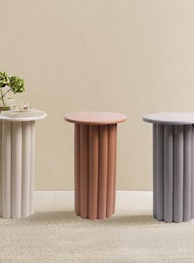 现代简约沙发边上的小茶几网红飘窗桌子民宿床头柜转角几摆件底座