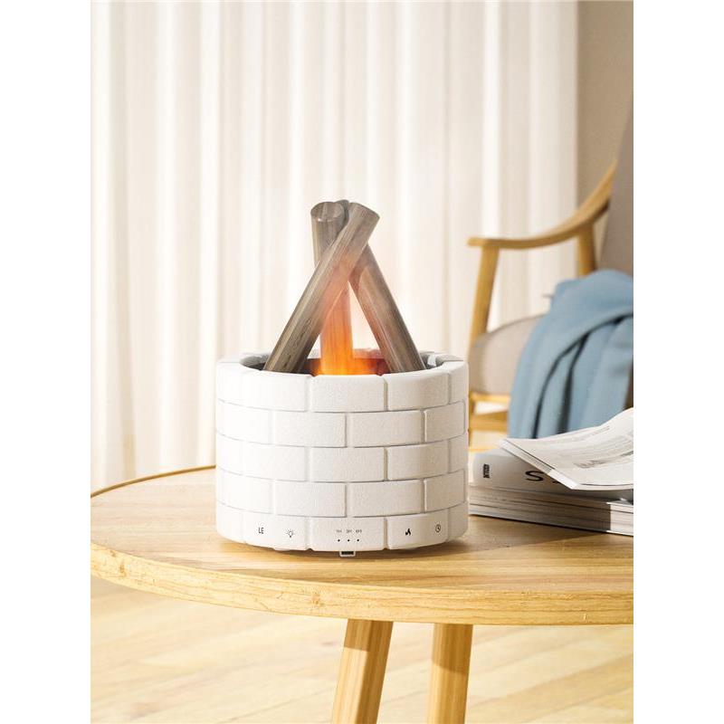 新款彷真火焰加湿器篝火升级款火焰香薰机家用卧室喷雾雾化器