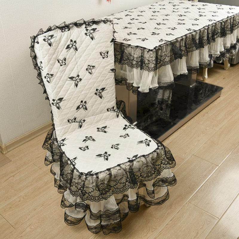 茶几餐桌布定做布艺椅垫套装长方形圆桌刺绣椅子套罩现代桌布包邮