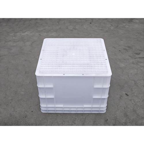 4430正方形方箱400×400×300物流箱周转箱塑料转运箱