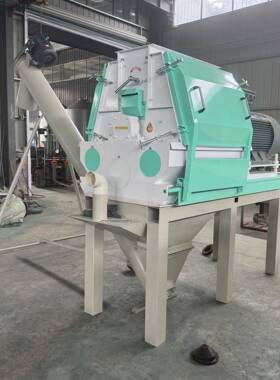 水滴型稻壳粉碎机成糠套带除尘自动上粉料680稻组谷壳碎机厂家价