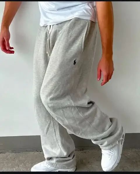 thumbnail for Y2K Loose Casual Pants Stretch Vintage Corded Sweatpants Ame