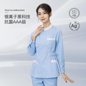 女款短袖护士服分体套装