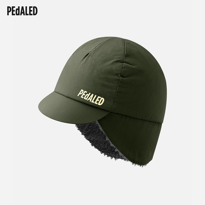 【新品】PEdALED Odyssey 系列 Alpha® 保暖防风骑行小帽 松木绿