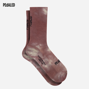 SOCKS PEdALED DYE TIE 砖红色 骑行袜运动袜足弓支撑缓震ELEMENT