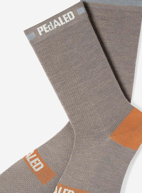 【新品】PEdALED Odyssey 系列 美利奴羊毛保暖骑行袜 岩石灰