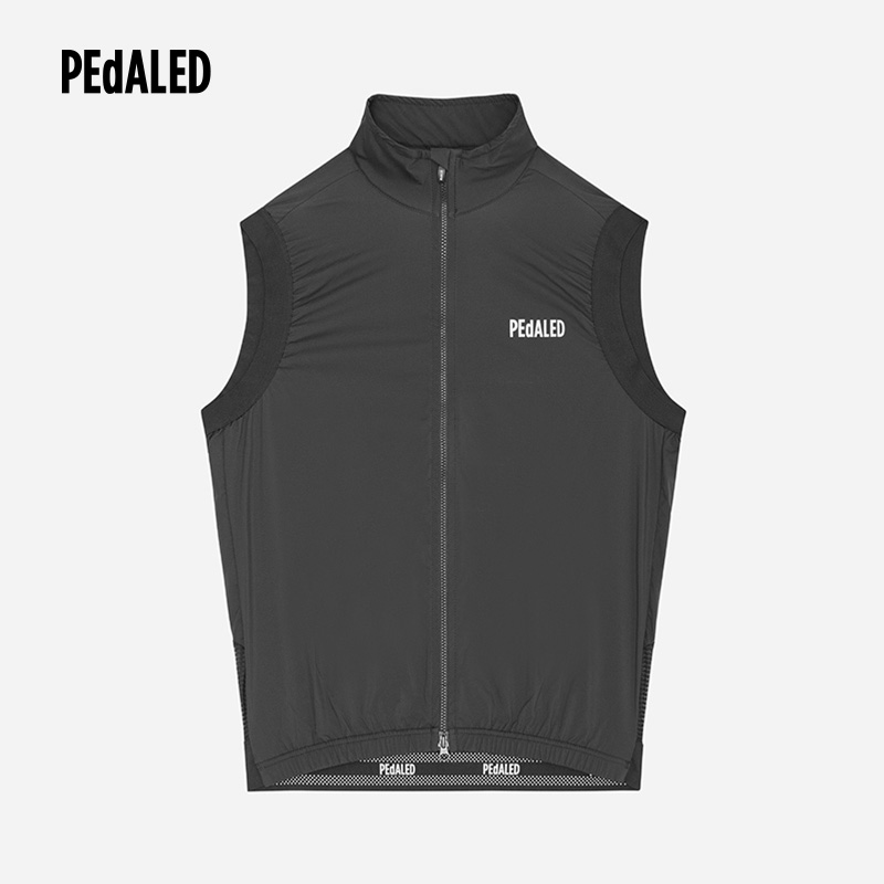 PEdALED 男士骑行马甲骑行风衣防风排汗ELEMENT WIND PR 黑色