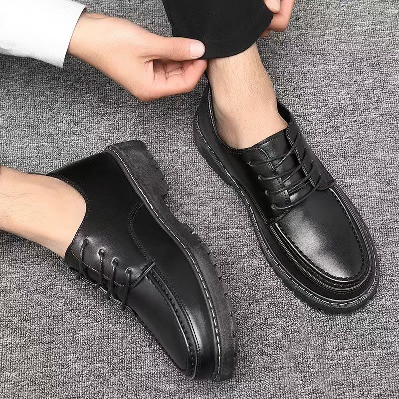 潮透气低帮鞋子男春夏季男鞋休闲男鞋学生男马丁靴皮鞋韩版板鞋子