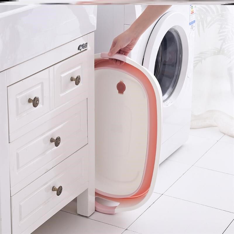 婴儿洗澡盆0到3岁可折叠儿童新生儿初生浴盆婴幼儿小号冲凉盆