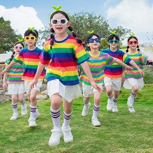 幼儿园园服夏季儿童校服套装小学生夏装男女班服英伦学院风毕业照