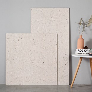 简洁小颗粒彩色水磨石瓷砖仿古地砖6001200咖啡色客厅墙砖工装