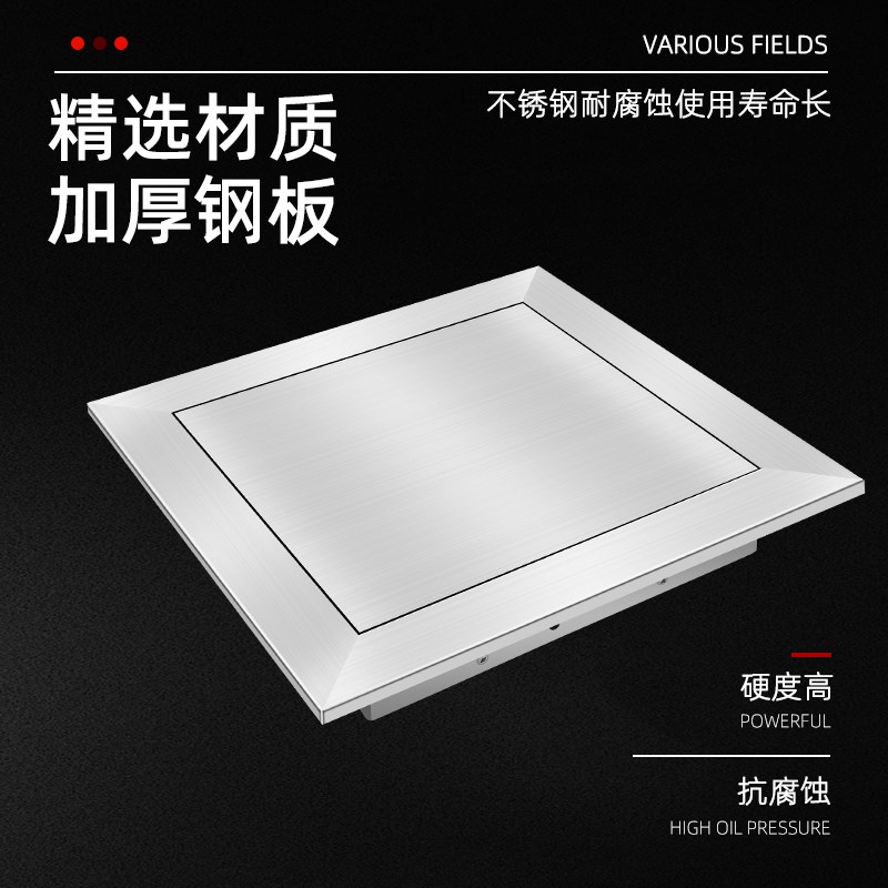 304不锈钢检修口装饰盖卫生间检修孔按压锁式吊顶墙面空调维修门