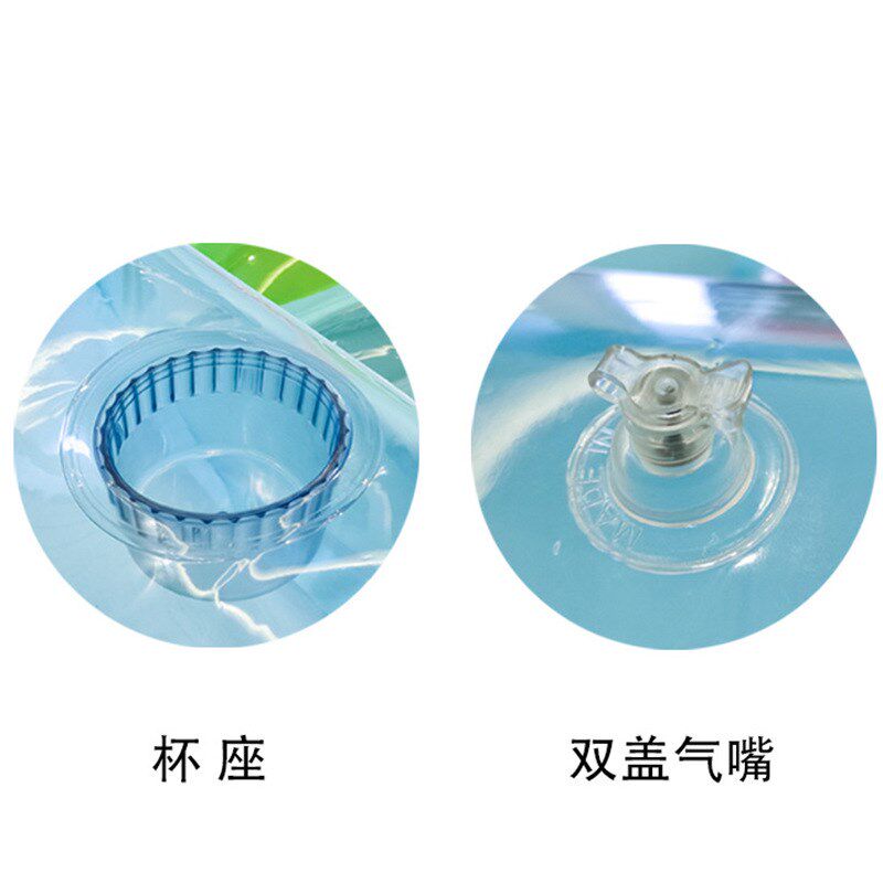 水上浮床漂浮垫魔毯休闲帐篷浮台充气浮排成人躺椅沙发游泳池玩具