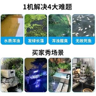 鱼池过滤器瀑布水循环过滤系统庭院大型净水设备室外户外水池净化