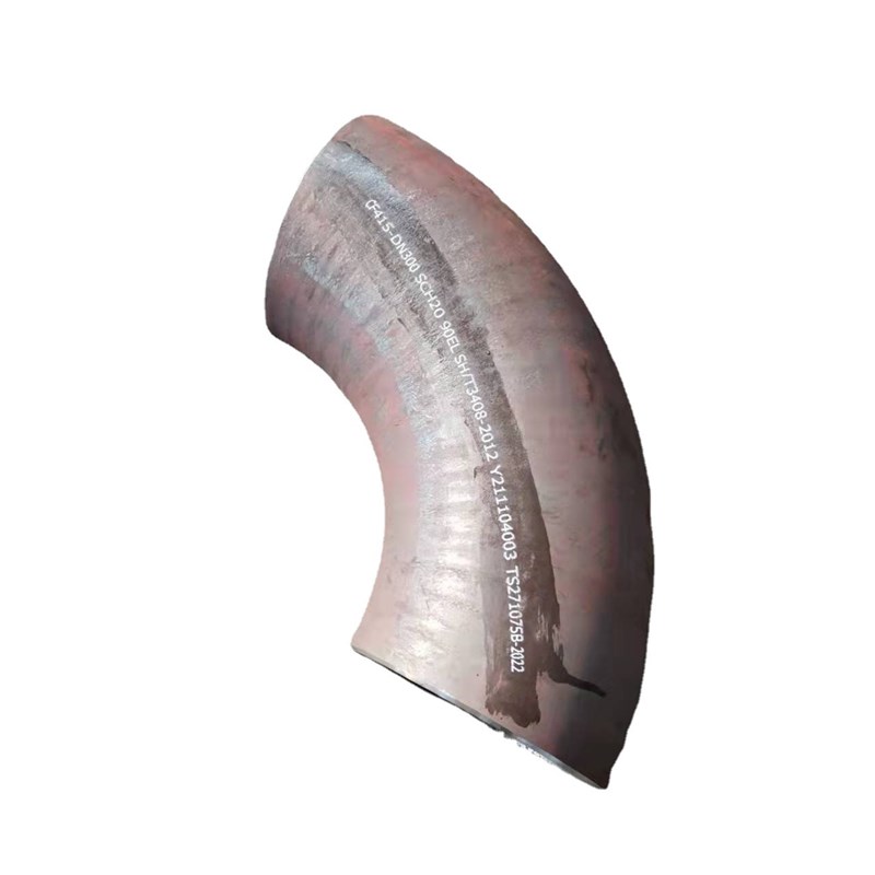 不锈钢316弯头焊接法兰组合件 碳钢Q235B管冲压热90度无缝直变径