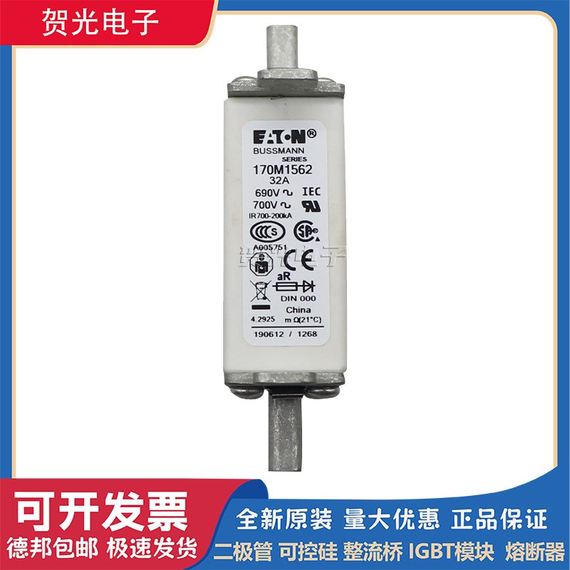 巴斯曼170M1560 170M1561 170M1562 170M3117 170M6814快速熔断器