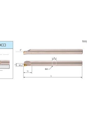弹簧钢镀镍白色高强度刀杆STUC
