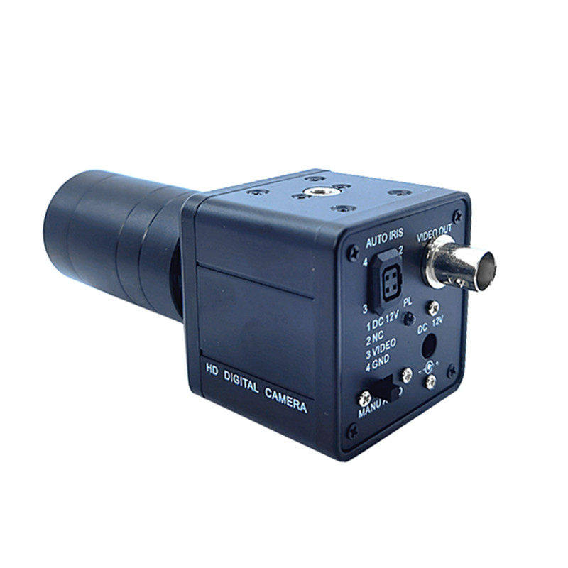 高清模拟BNC摄像头CCD1200线彩色电子目镜头工业视觉相机检测枪机