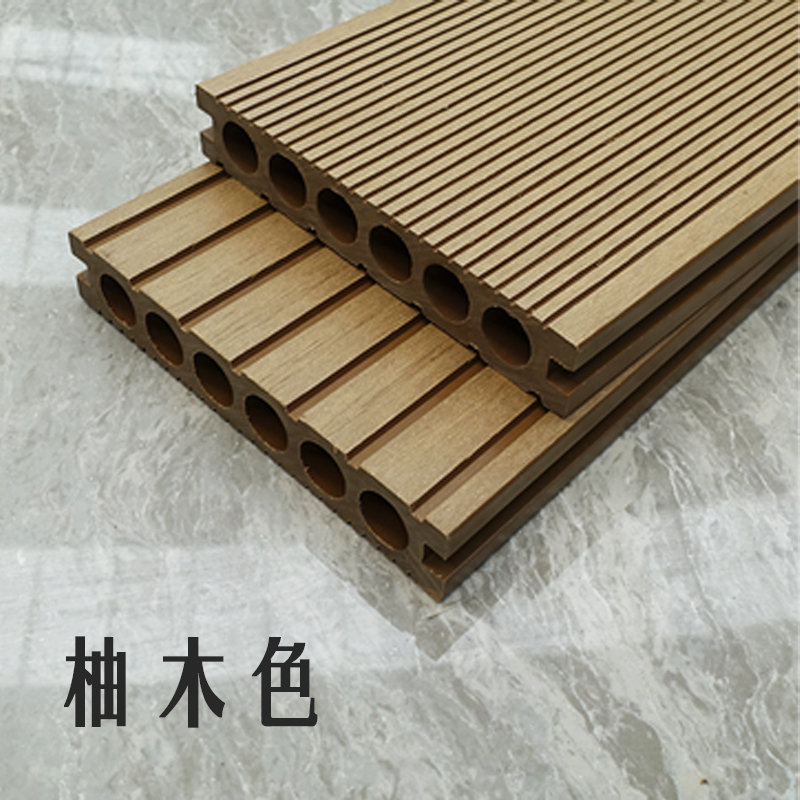 塑木地板户外共挤木m纹拼接无缝防水自铺阳台花园工程防腐木塑地