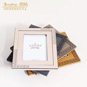 现代简约轻奢装 饰摆件饰品相框6寸7寸卧室电视柜样板房摆设