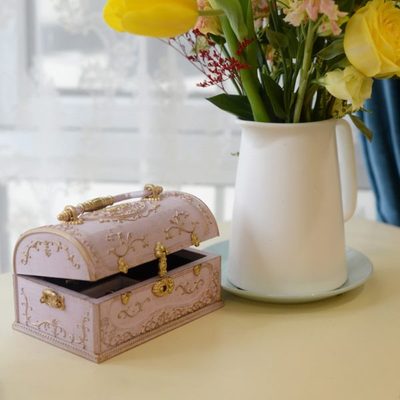 欧式创意艺术复古收纳盒/装饰摆件卧室箱包/音乐盒八音盒七夕礼物