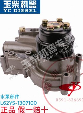 玉柴发动机原厂L62YS-1307100水泵部件乘龙江淮东风工程机械客货