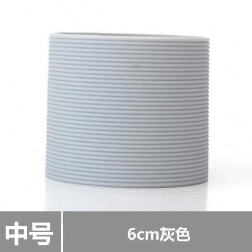 2021玻璃水杯防滑套直筒加厚耐热防烫隔热硅胶杯套直径7.5-8cm