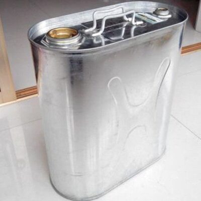 加厚雪花白铁皮食用油油桶油壶大中小号多功能桶水桶奶桶铁皮扁桶