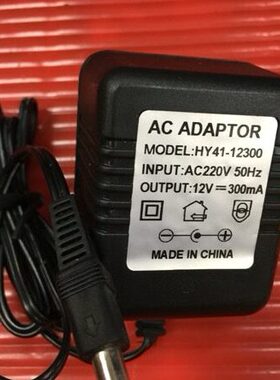 HY41-12300欧规电子称充电器数码台秤电子台秤整流电源12V300mA