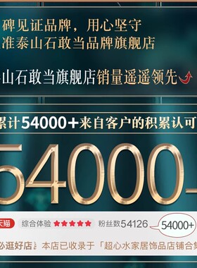 天然泰山石原石大号室内外庭院落地