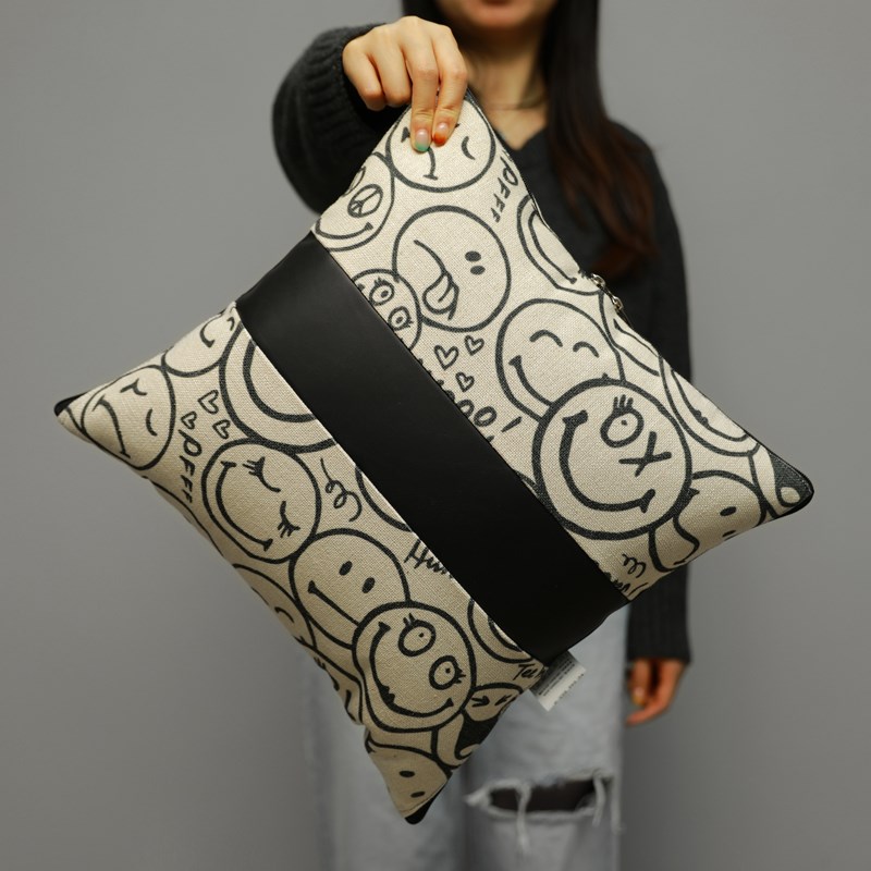 全棉抱枕被子两用棉麻汽车载办公室可折叠午睡枕头空调毯子二合一