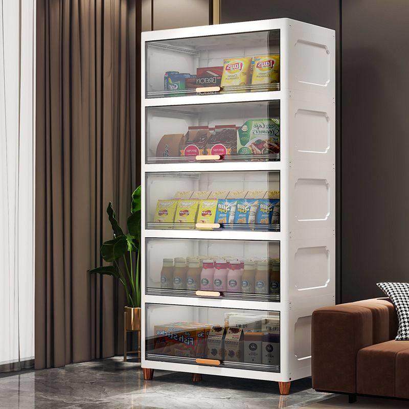 收纳柜子置物柜家用储物柜多层翻盖式零食柜收纳架置物架收纳箱,收纳整理,鞋柜,淘宝优惠券,粉丝福利购,淘宝优惠卷