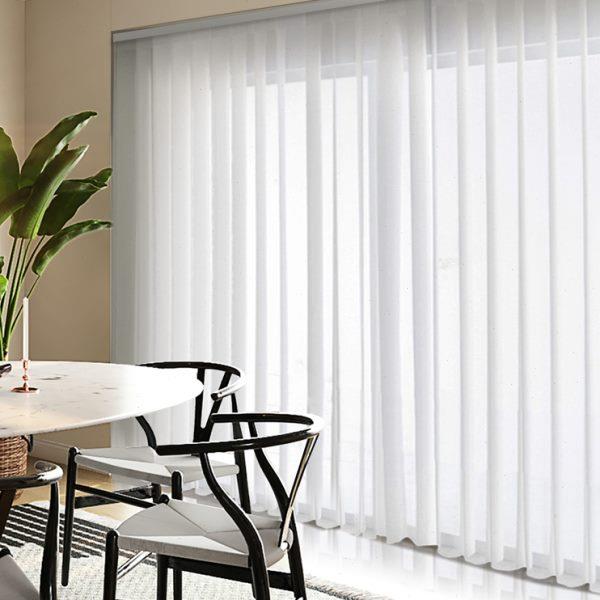 客厅梦幻网红百叶窗帘定制卧室垂光调遮阳纱帘直智能电动帘声控