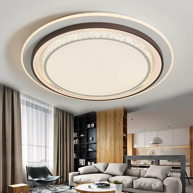 led吸顶灯 现代简约客厅一米大灯家用卧室灯2025新款80cm圆形大灯