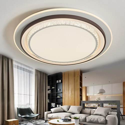 led吸顶灯 现代简约客厅一米大灯家用卧室灯2025新款80cm圆形大灯