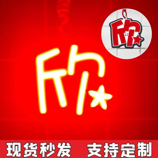 挂件欣定制演唱会新款应援书活动发光可充电c灯牌小胸虞ob牌超亮