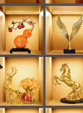 现代简约摆件轻奢高档家居客厅酒柜电视柜玄关餐边柜玻璃柜工艺品