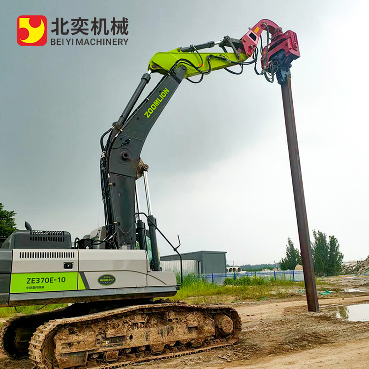 打桩机250机型 振动打桩机 打桩锤 可打钢板桩光伏桩 现货销售