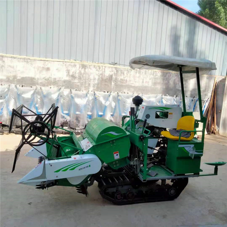 农业机械 4LZ-1.0小麦水稻联合收割 20HP1.2米割幅履带收割机