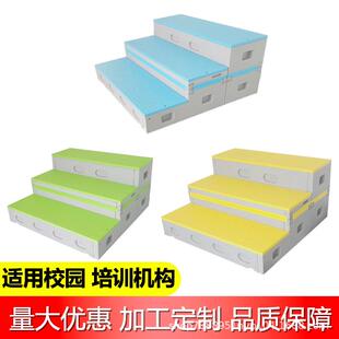 合唱台阶三层塑料pe合唱团台阶梯移动折叠梯活动演出舞台厂家直销