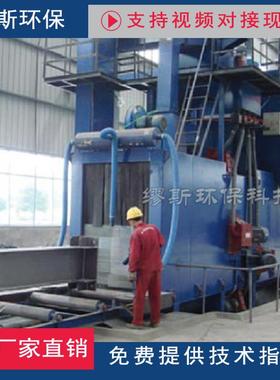 直销Q69系列抛丸清理机辊道通过式抛丸清理机钢结构抛丸机