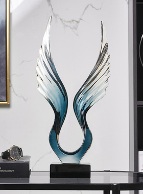 艺术摆件轻奢高档水晶电视柜酒柜C装饰品玄关办公室客厅家居工艺