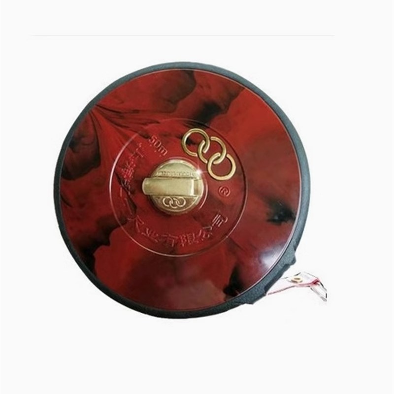 三圈牌布卷尺皮尺10米15米20米30米D50m100米建筑工程工地石材测