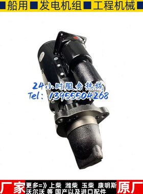 无锡动力柴油机WD305TAD68 WD327TAB78马达QD2853G2起动机24V13KW