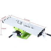 多功能迷你十字台工作台滑台小型铝合金钻铣床 适配台钻电钻支架