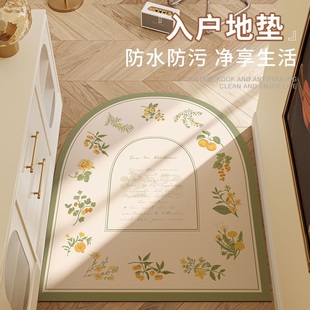 小清新入户门皮革地m垫pvc进门门口玄关脚垫可擦免洗耐脏家用地毯