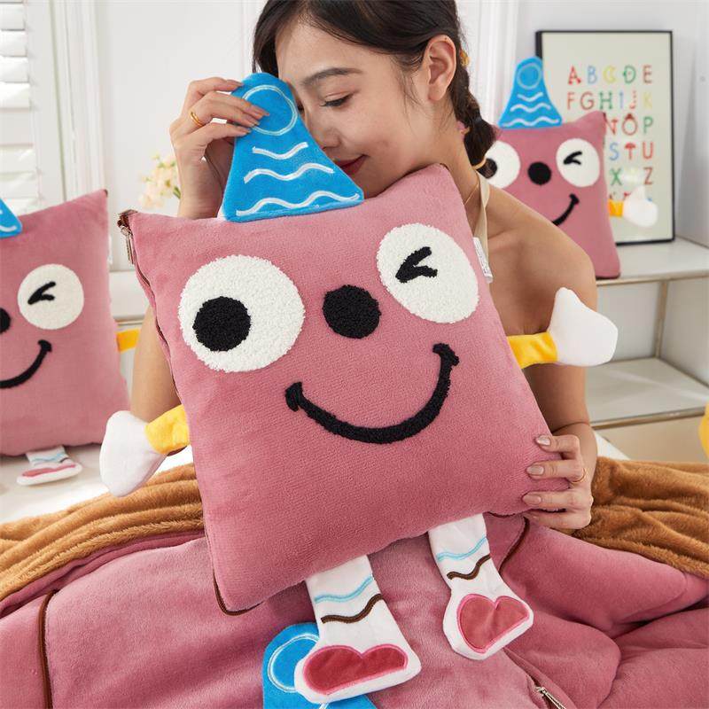 抱枕被子两用办公室午睡枕头毯子二合一汽车靠垫车载折叠空调盖毯,居家布艺,抱枕被,淘宝优惠券,粉丝福利购,淘宝优惠卷