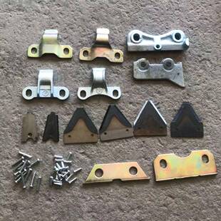小四轮拖拉机割草机配件固定刀片 高低压刃器 小磨垫片 铆钉